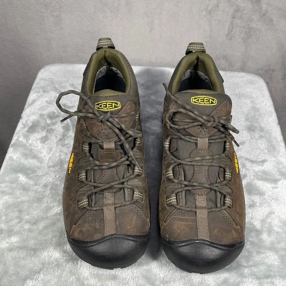 Keen Targhee II Hiking Shoes Men 10.5 Brown Waterproof Leather 1017345